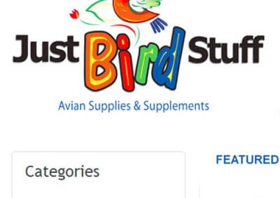 Just Bird Stuff Website Design