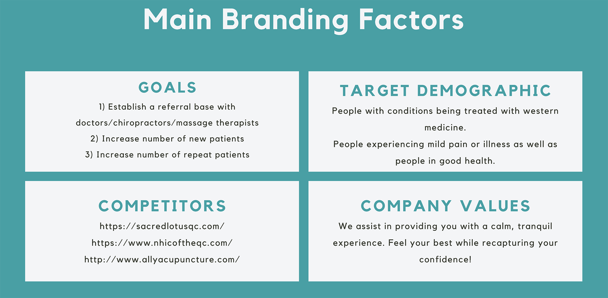 brandingfactors Peaceful Acupuncture Branding