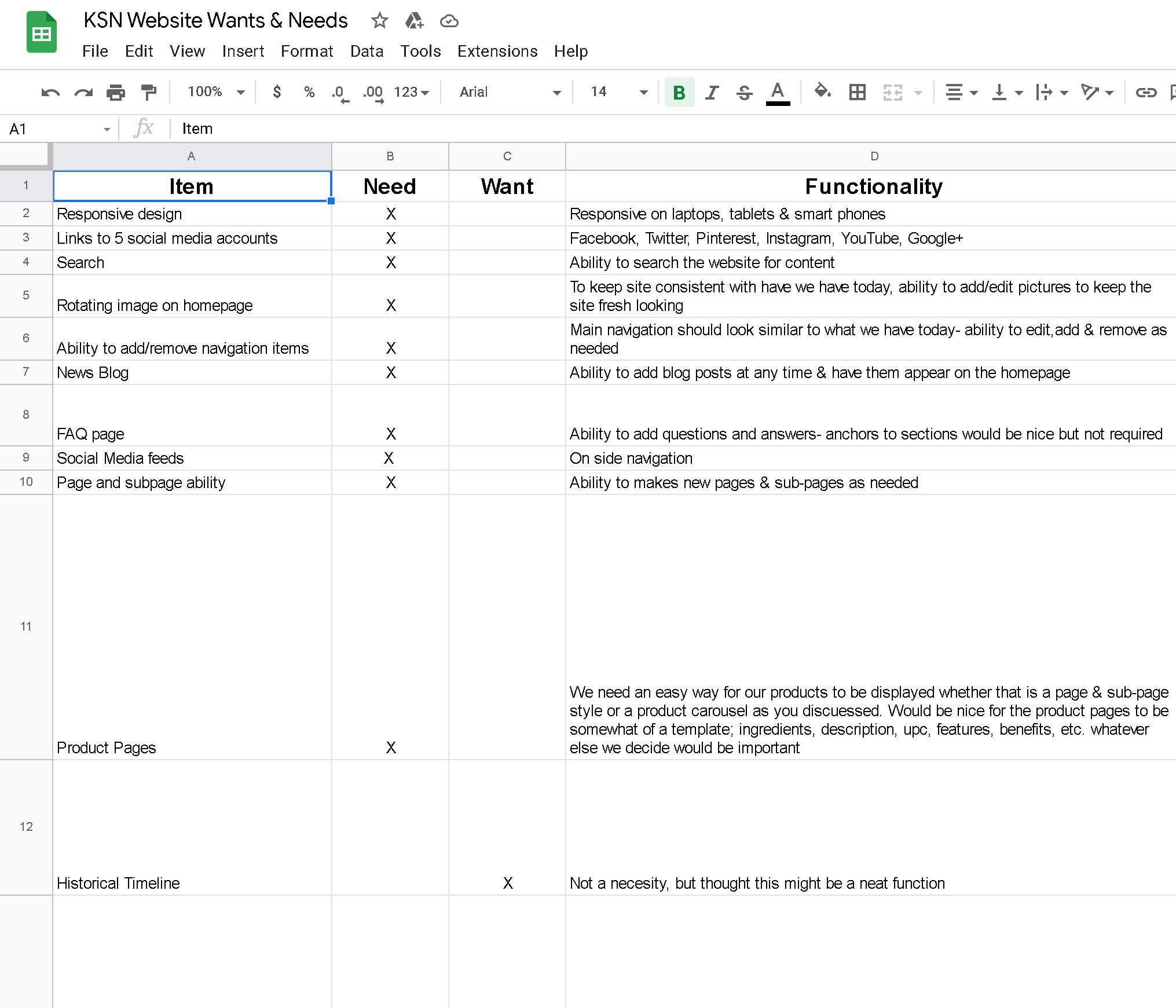 Kalona Full Website Redesign 2